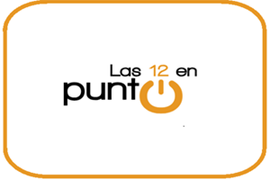 Ilustración del logotipo de la empresa Las Doce en Punto