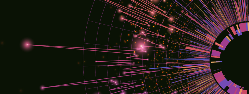 imagen abstracta con cartel de big data